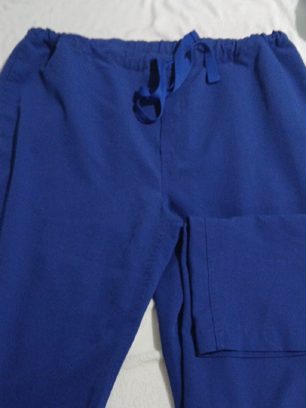 Figs Men's Royal Blue Drawstring Cargo Pants